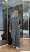 Aller Detaylı Kapüşonlu İkili Takım