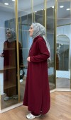 Kapüşonlu yırtmaçlı takım