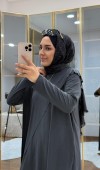 Çapraz Şal Detaylı Tilda Kumaş Takım