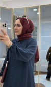 Örme kumaş maksi boy takım