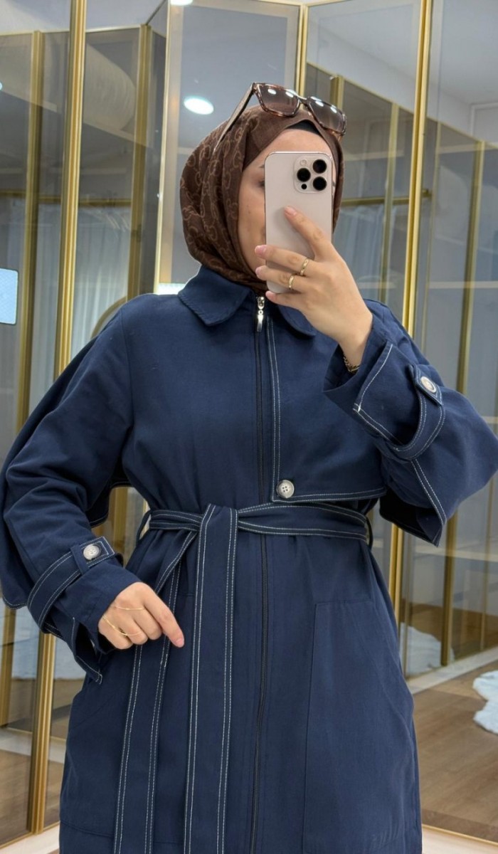 Pelerinli Gabardin Takım