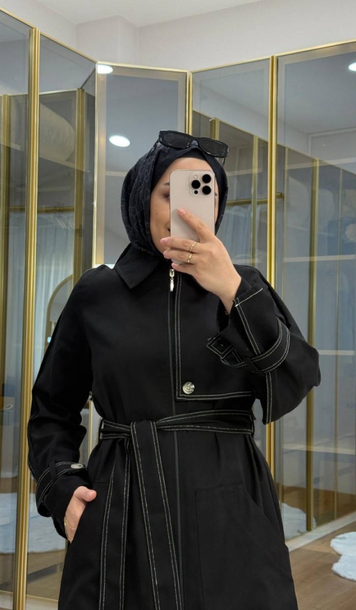 Pelerinli Gabardin Takım