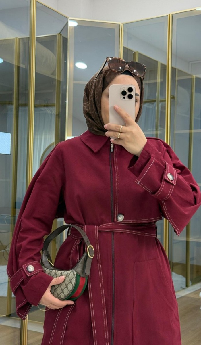 Pelerinli Gabardin Takım