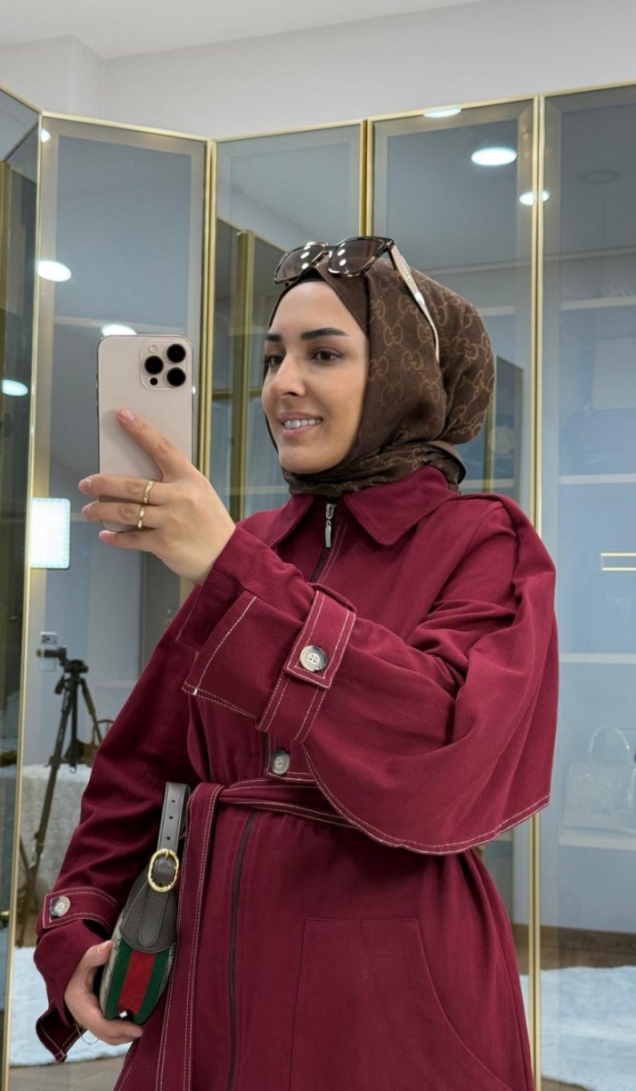 Pelerinli Gabardin Takım