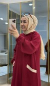 Burgu Kumaş Garnili Takım