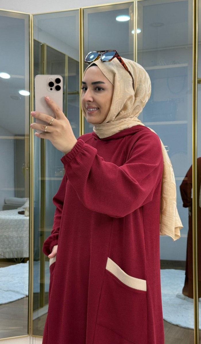 Burgu Kumaş Garnili Takım