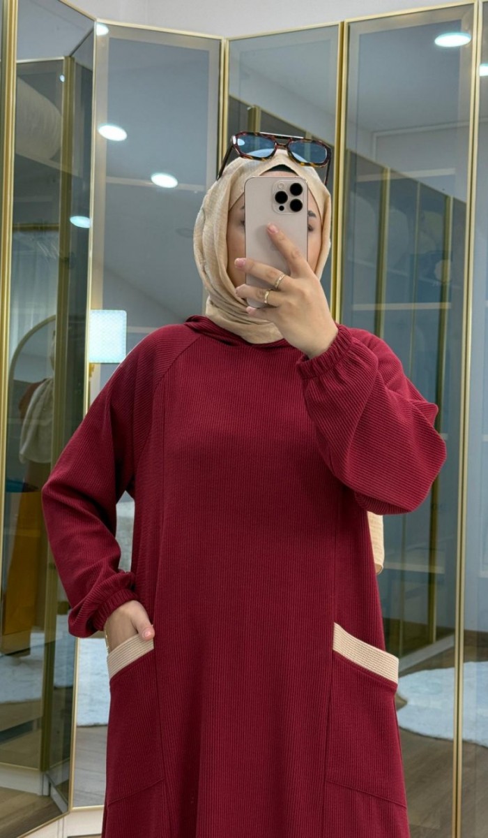 Burgu Kumaş Garnili Takım