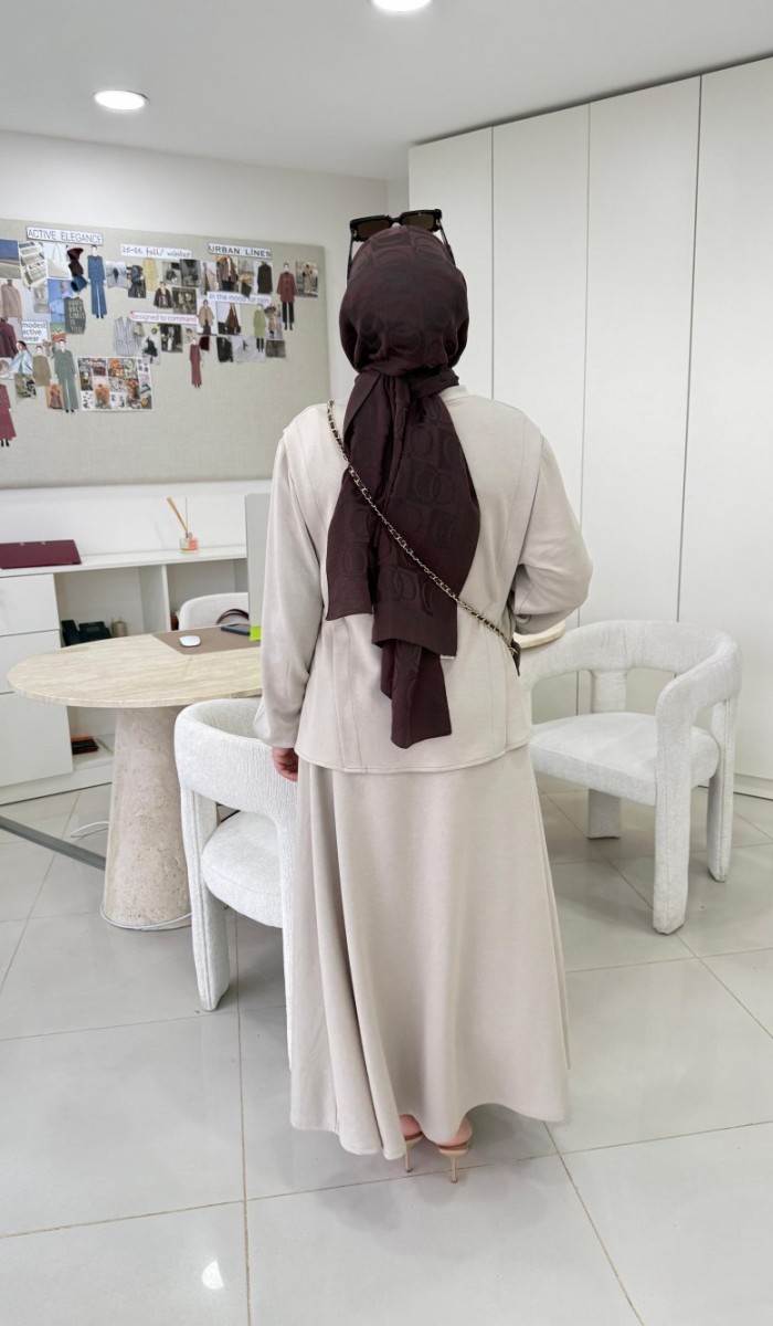 Yandan Büzgülü Oysho Etekli Takım