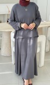 Yandan Büzgülü Oysho Etekli Takım