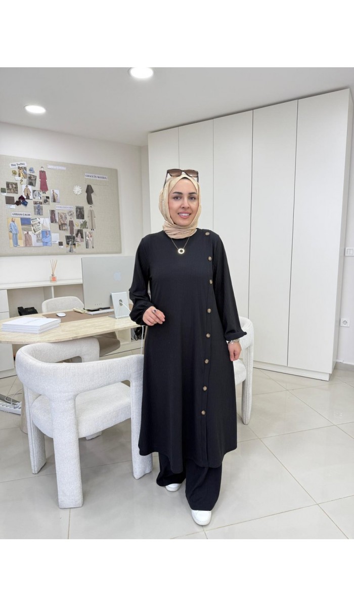 Çubuk Düğme Detaylı Takım