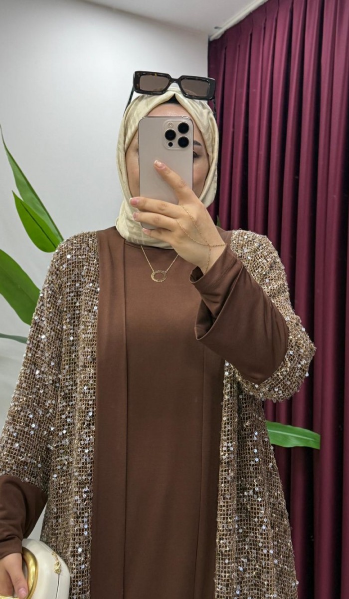 Payetli Hırkalı Takım