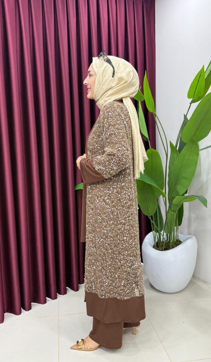 Payetli Hırkalı Takım