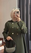 Gold Düğmeli Double Krep Takım
