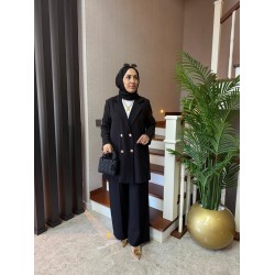 Gold Düğmeli Ceket Takım