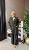 Gold Düğmeli Ceket Takım
