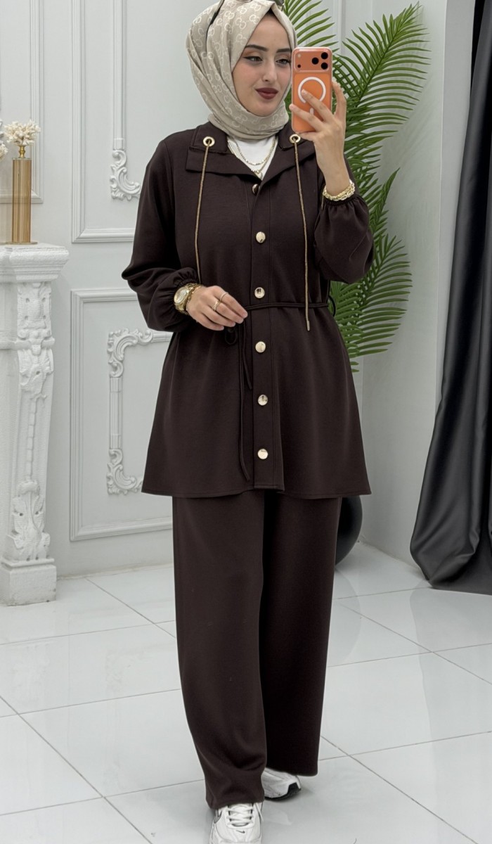 Zelal Takım Kahverengi