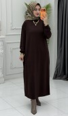 İrem Elbise Kahverengi