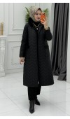 Zehra Şişme Mont Siyah