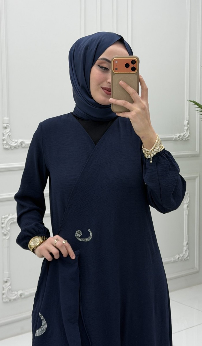 Mihri Namaz Elbise Lacivert