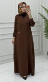 Mihri Namaz Elbise Kahverengi