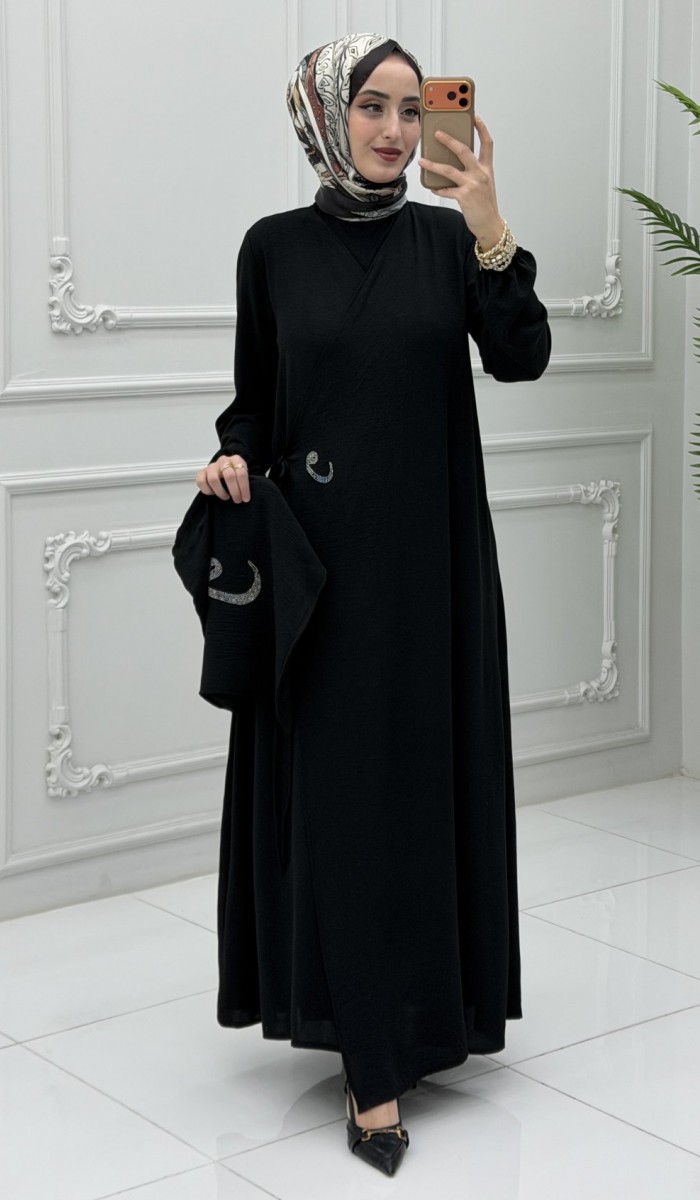 Mihri Namaz Elbise Siyah
