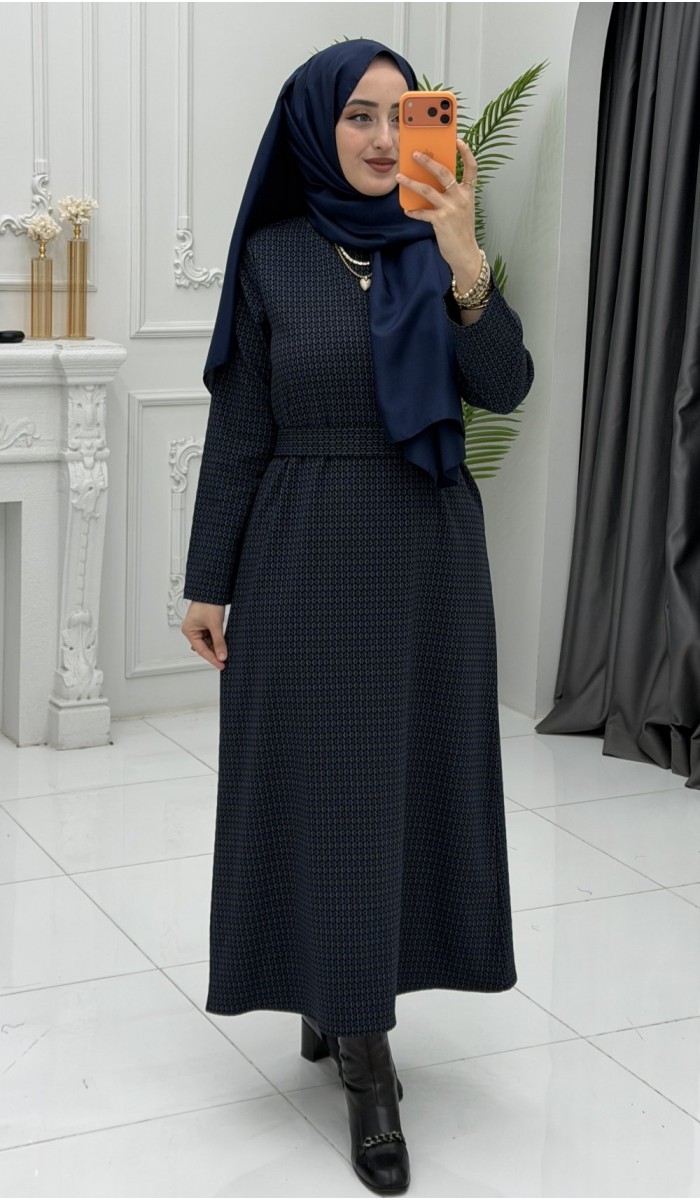 Neşe Elbise Lacivert