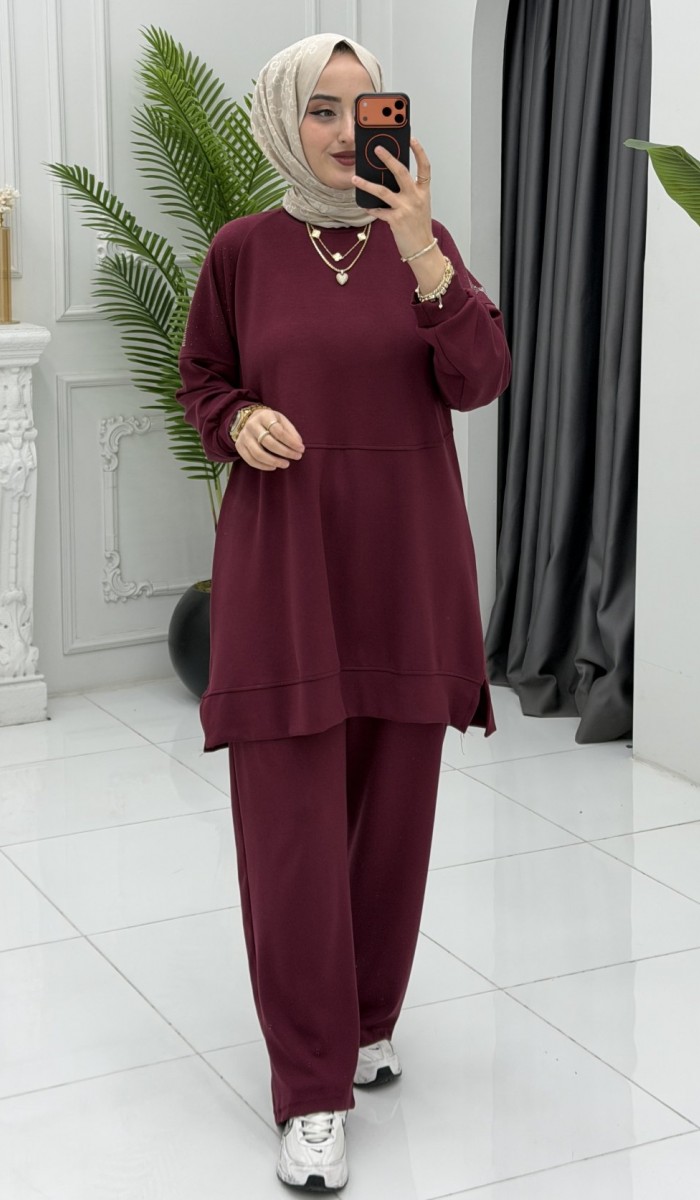 Seray Takım Bordo Seray Takım Bordo