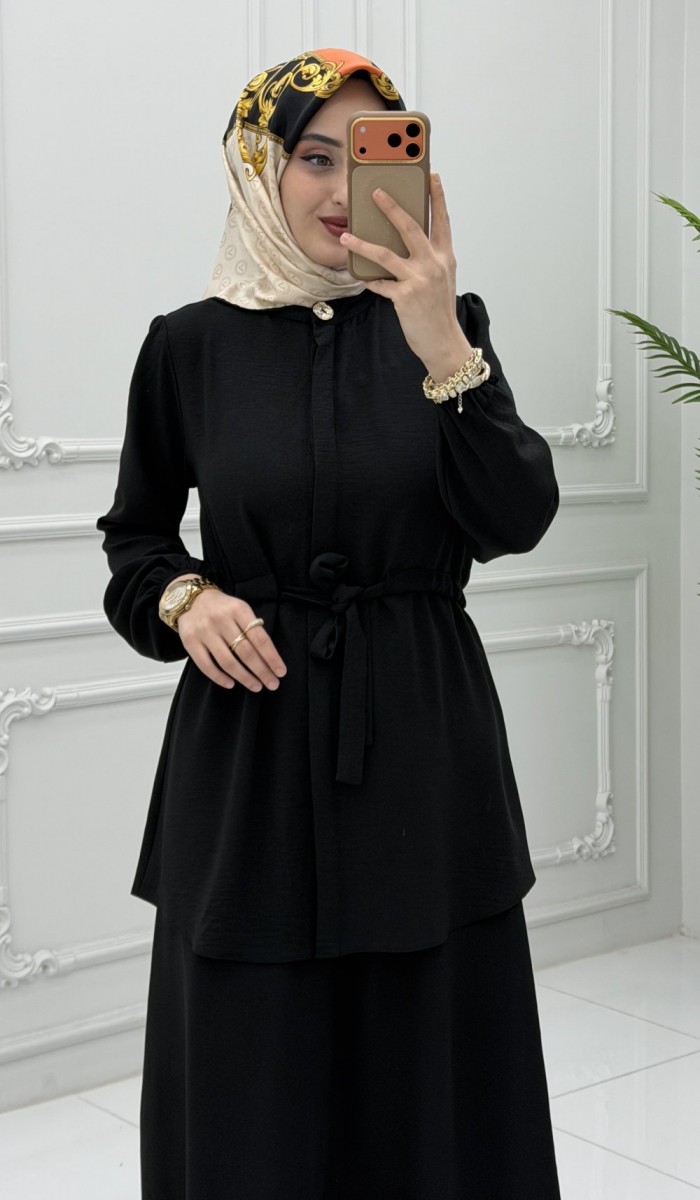 Lisa Etek Takım Siyah