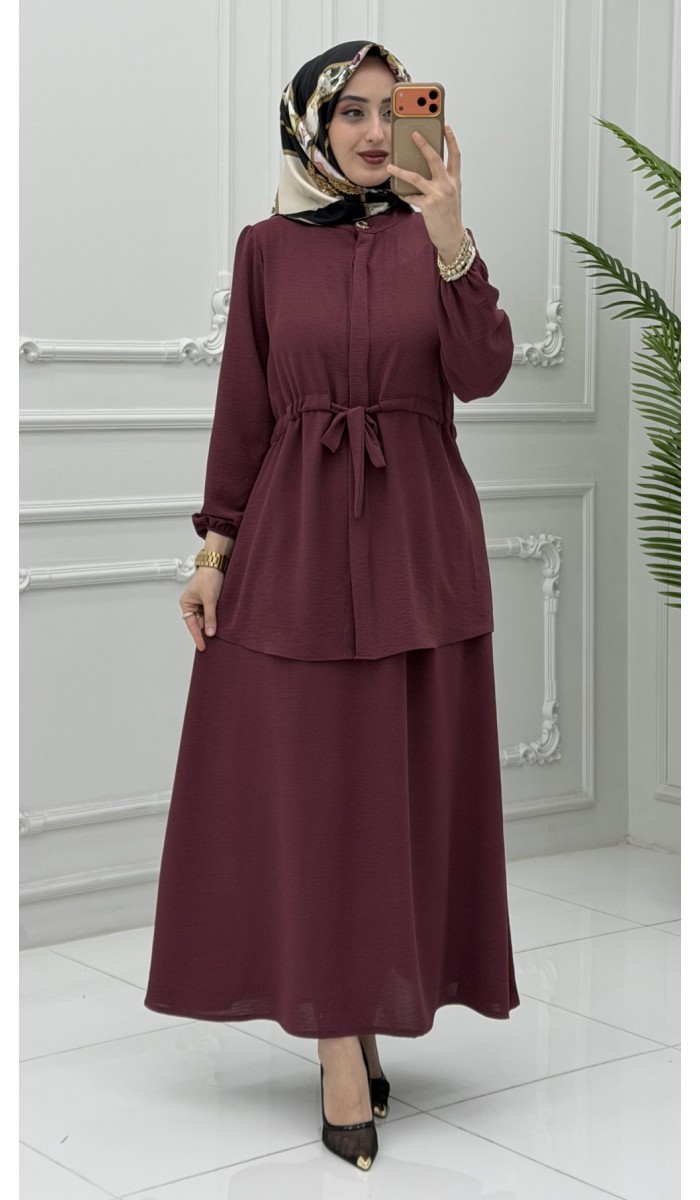 Lisa Etek Takım Gül Kurusu Lisa Etek Takım Gül Kurusu