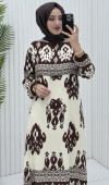Nihal Elbise Kahverengi